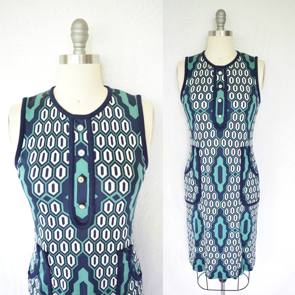Tory Burch Dresses & Skirts - TORY BURCH  silk jersey Medallion ethnic dress